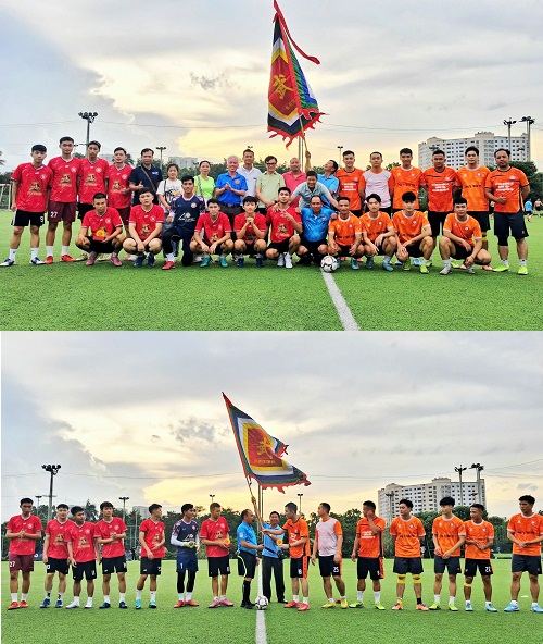 FC Vũ - Võ Thanh Hóa và FC Vũ - Võ Hưng Yên giao hữu Thắm tình đồng tộc